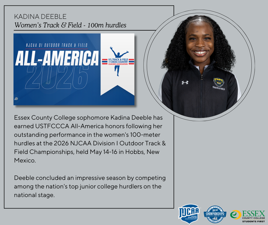 Kadina Deeble Earns USTFCCCA All-America Honors in Women's 100-Meter Hurdles