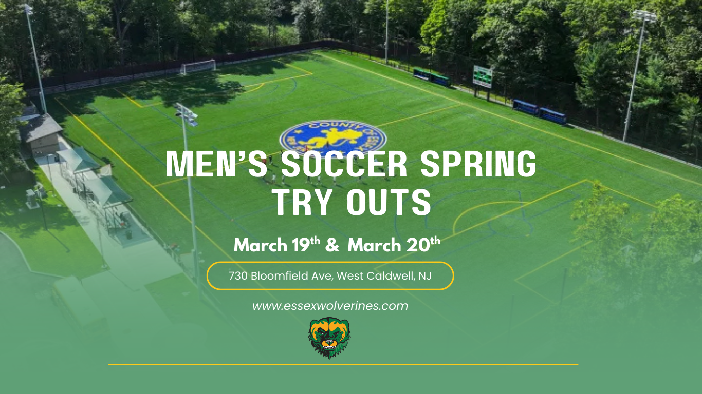 Essex Men's Spring Soccer Tryouts Announced
