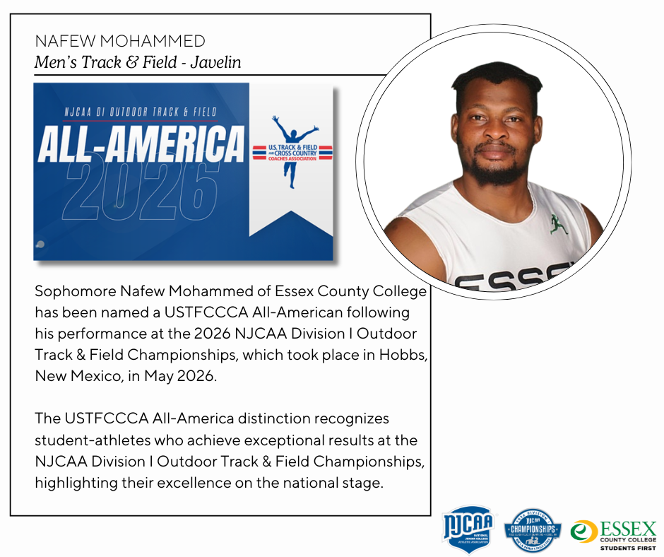 Sophomore Nafew Mohammed Earns USTFCCCA All-America Honors