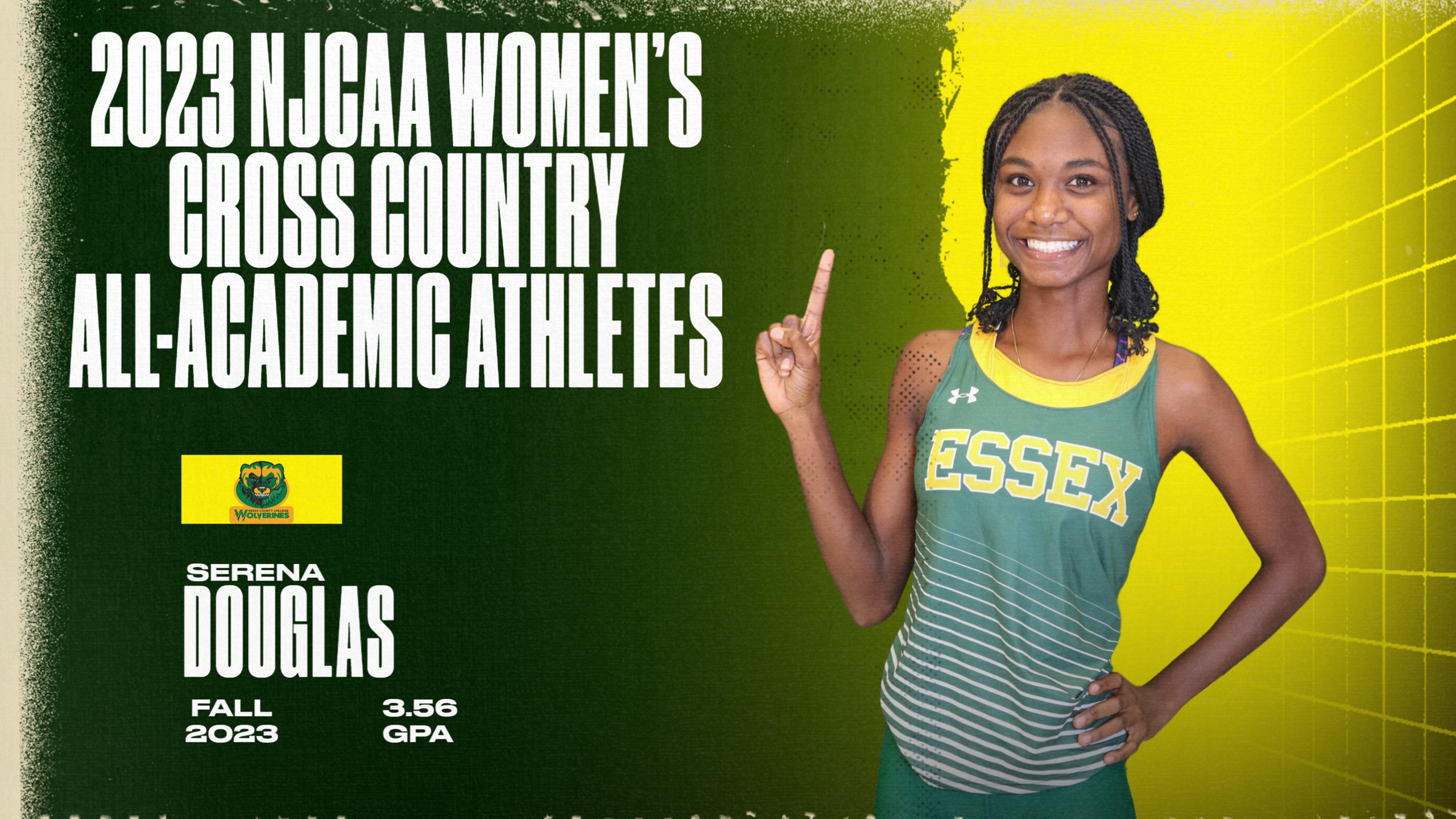 Serena Douglas Makes 2023 NJCAA Women's Cross Country All-Academic